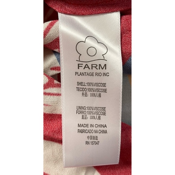 FARM Rio Tucano Tiered Mini Dress -Size M- NWT - Picture 8 of 10